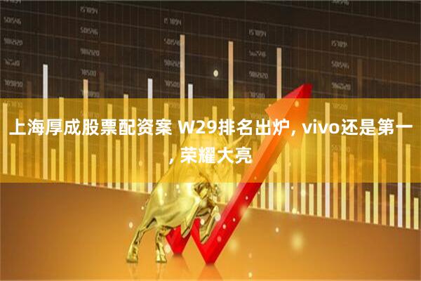 上海厚成股票配资案 W29排名出炉, vivo还是第一, 荣耀大亮