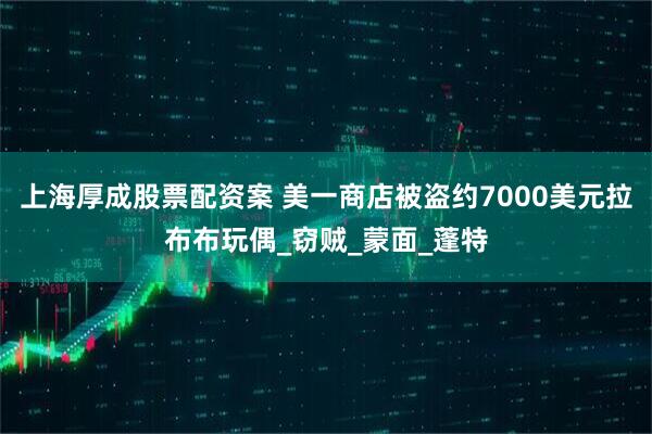 上海厚成股票配资案 美一商店被盗约7000美元拉布布玩偶_窃贼_蒙面_蓬特