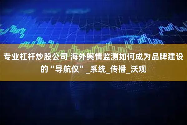 专业杠杆炒股公司 海外舆情监测如何成为品牌建设的“导航仪”_系统_传播_沃观